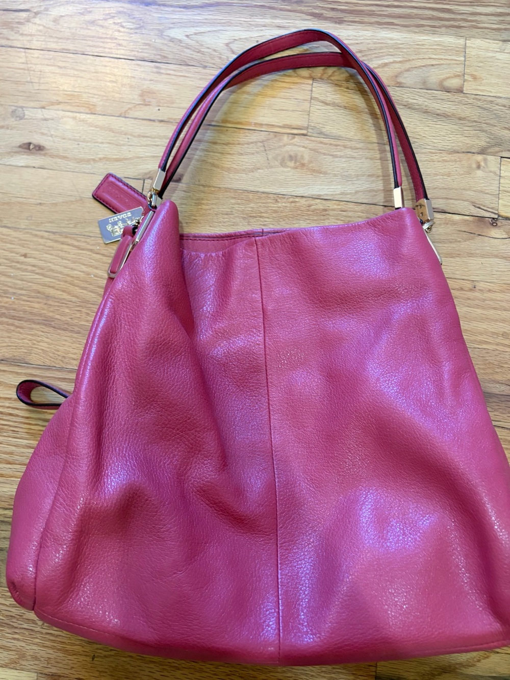 Never Worn Coach Women's Pink Leather Shoulder Bag